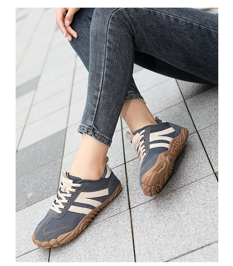 2026 Neue Barfußschuhe mit breiter Zehenbox für Herren und Damen – Zero Drop Minimalistische Sneaker im Retro-Stil für Outdoor, rutschfeste Wanderschuhe, Freizeitsneaker – Detail 35
