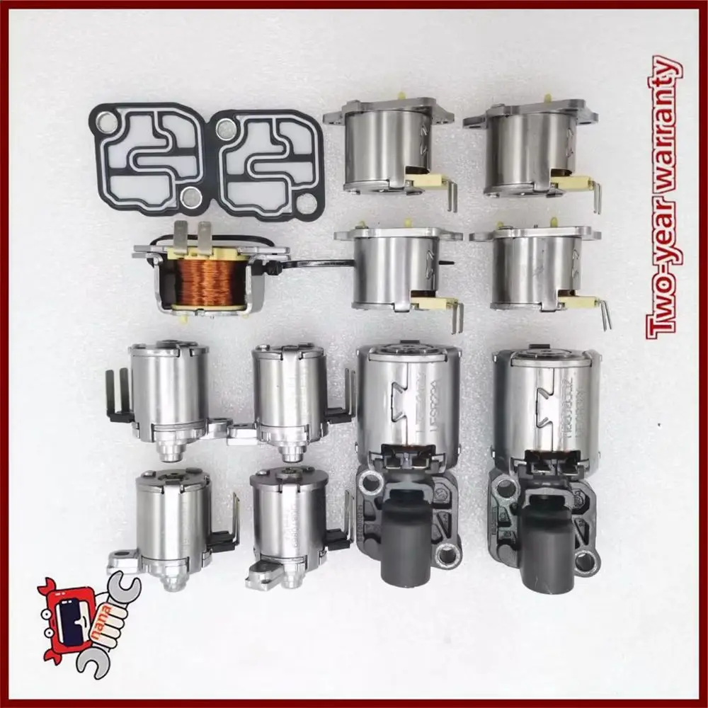 

DQ250 02E DSG 6-Speed Transmission Valve Solenoids Kits 02E325025AJ 02E321371E For A3 Q3 Seat Touran Golf Passat Valve Solenoids