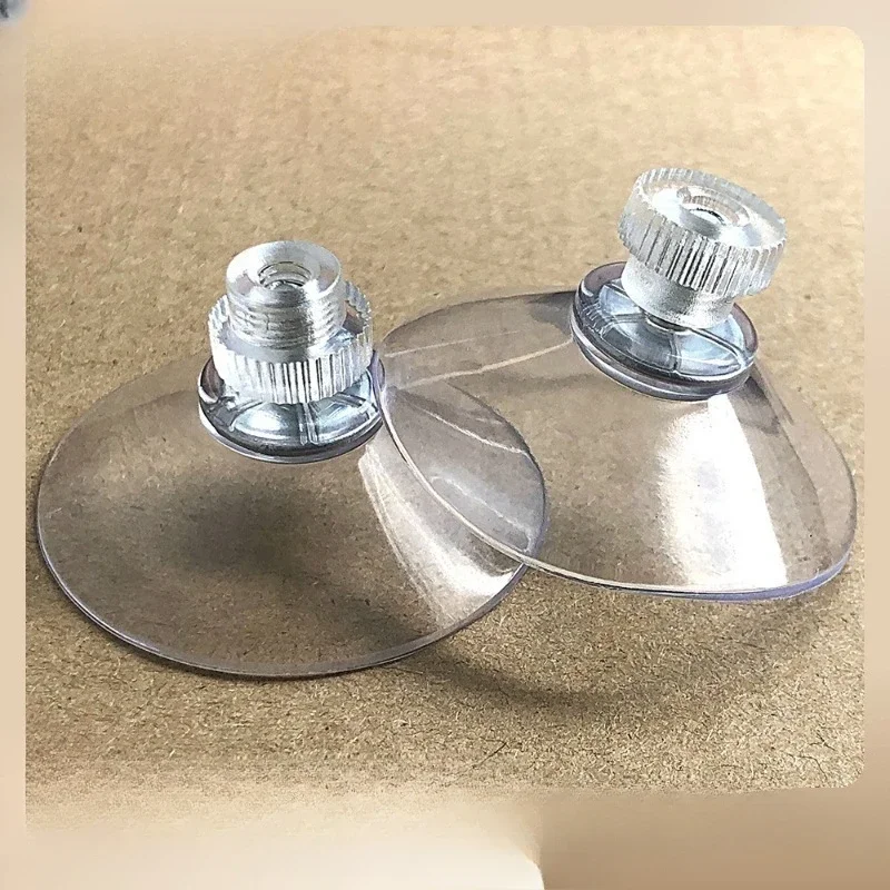 1/5PCS Mushroom Head Clear Suction Cups Thumb Nut Strong Vacuum Suckers PVC Kitchen Bathroom Window Wall Car Hooks Fixed Storage