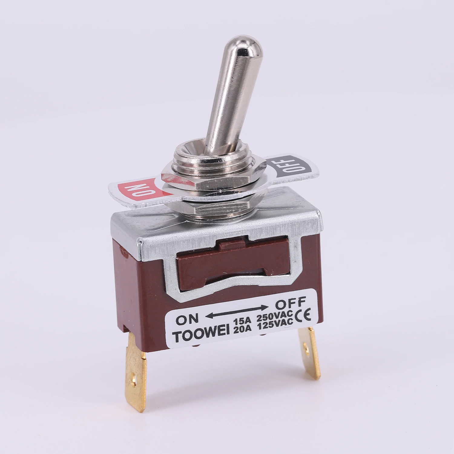 1PC DIY Przełącznik dwupozycyjny ON-OFF-ON / ON-OFF 2Pin 3Pin 6Pin 3 pozycyjny zatrzask AC 125V/20A 250V/15A Przełącznik kołyskowy zasilania Toowei — zdjęcie produktu 4