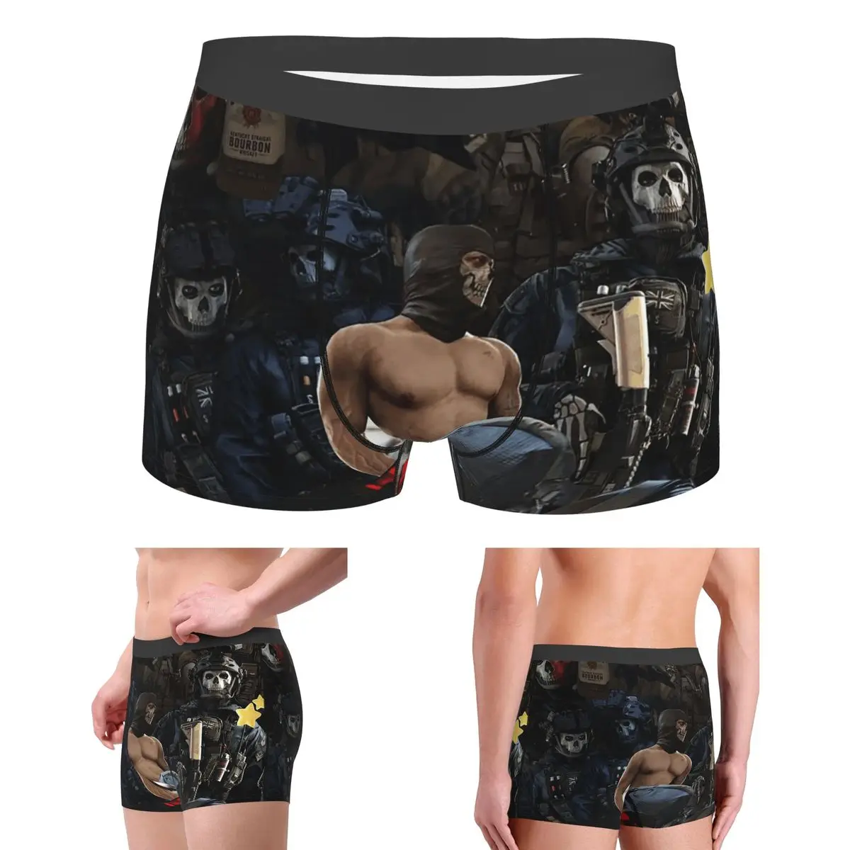 

Boxer Underpants Shorts Simon Ghost Riley Panties Men's Comfortable Underwear for Homme Man Boyfriend Gifts