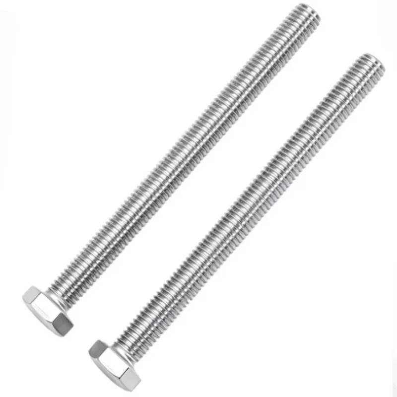M3 M4 M5 M6 M8 8/10/16/20/30/40/50-150 304 Stainless Steel Metric Thread DIN933 External Outside Hex Hexagon Head CAP Screw Bolt