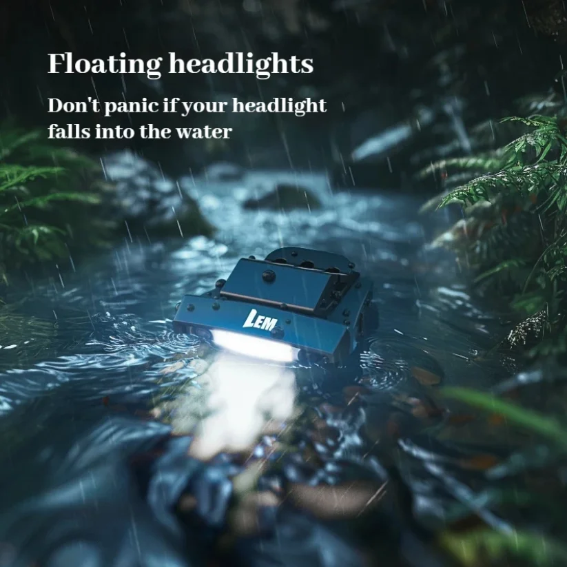 Rechargeable ultra-light USB head flashlight 180lm clip-on cap lamp motion sensor headlamp fishing and camping headlight