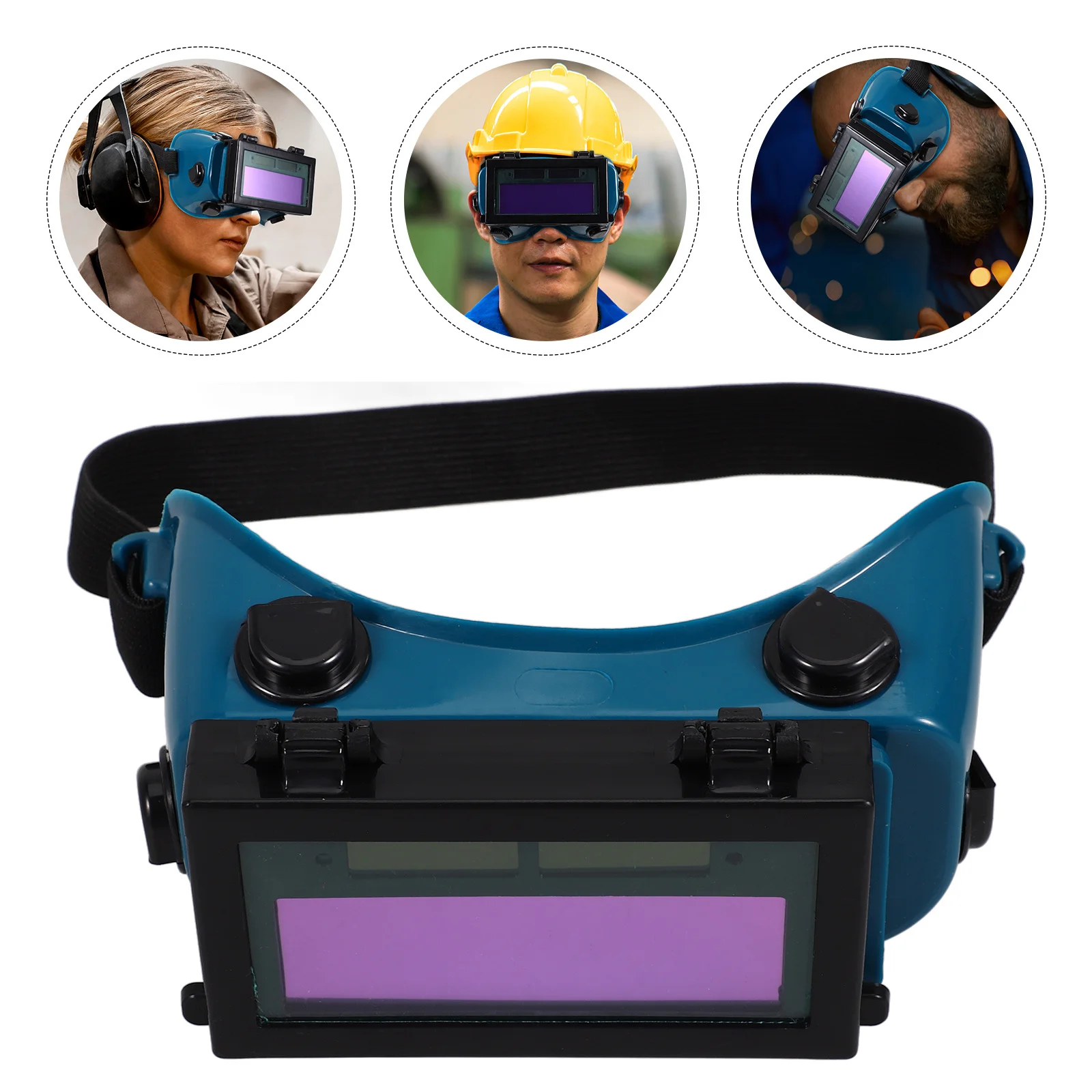 نظارات لحام الوجه متابعة قابل للتعديل عقال المضادة للخدش حماية التهوية لحام طحن قطع لحام #5