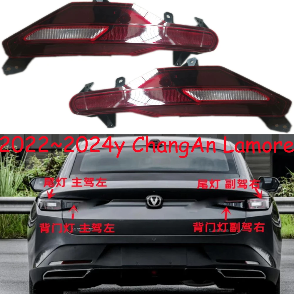 

1pcs car accessories bumper tail light ChangAn Lamore taillight Reflector 2022~2024y chang an fog Taillamp Chang An fog lamp