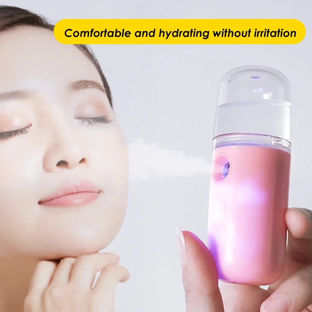 Enfriador de niebla para dormitorio, humidificador de nube de lluvia recargable, humidificadores de aire pequeños para el hogar, pulverizador Facial Personal, atomizador, 30ml
