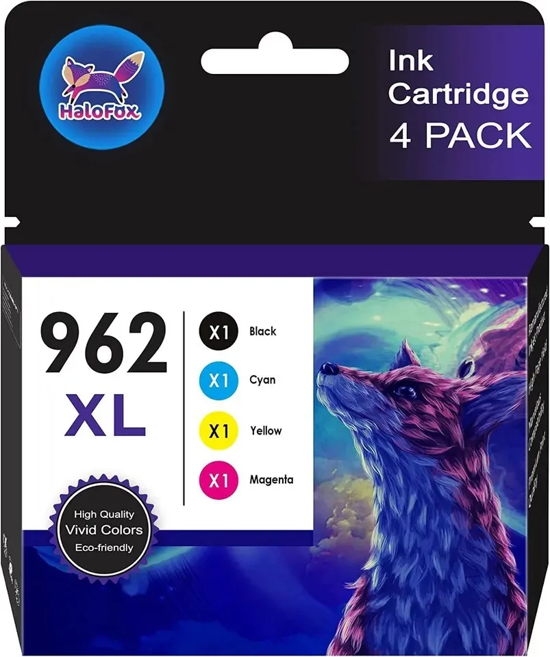 Cartuchos de tinta 4PK 962XL 962 para HP OfficeJet Pro, 9015, 9016, 9018, 9020, 9025, 9028