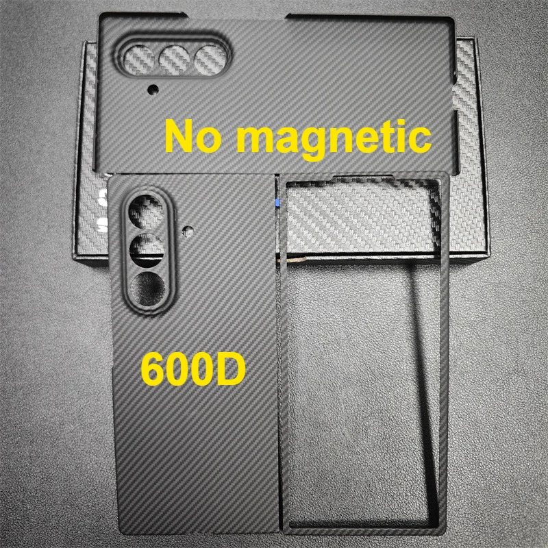 Aramide magnetische hoes voor Samsung Galaxy Z Fold 7, koolstofvezel hoes voor Magsafe Case Shell Cover mobiele telefoonaccessoires