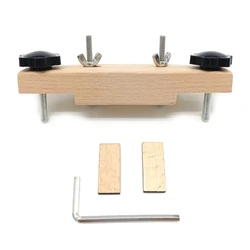 Solid Wood Guitar Clamp Acoustic Guitar Tools Easy Installation and Operation Guitar Bridge Guitar Clip Repair Tool 24BD