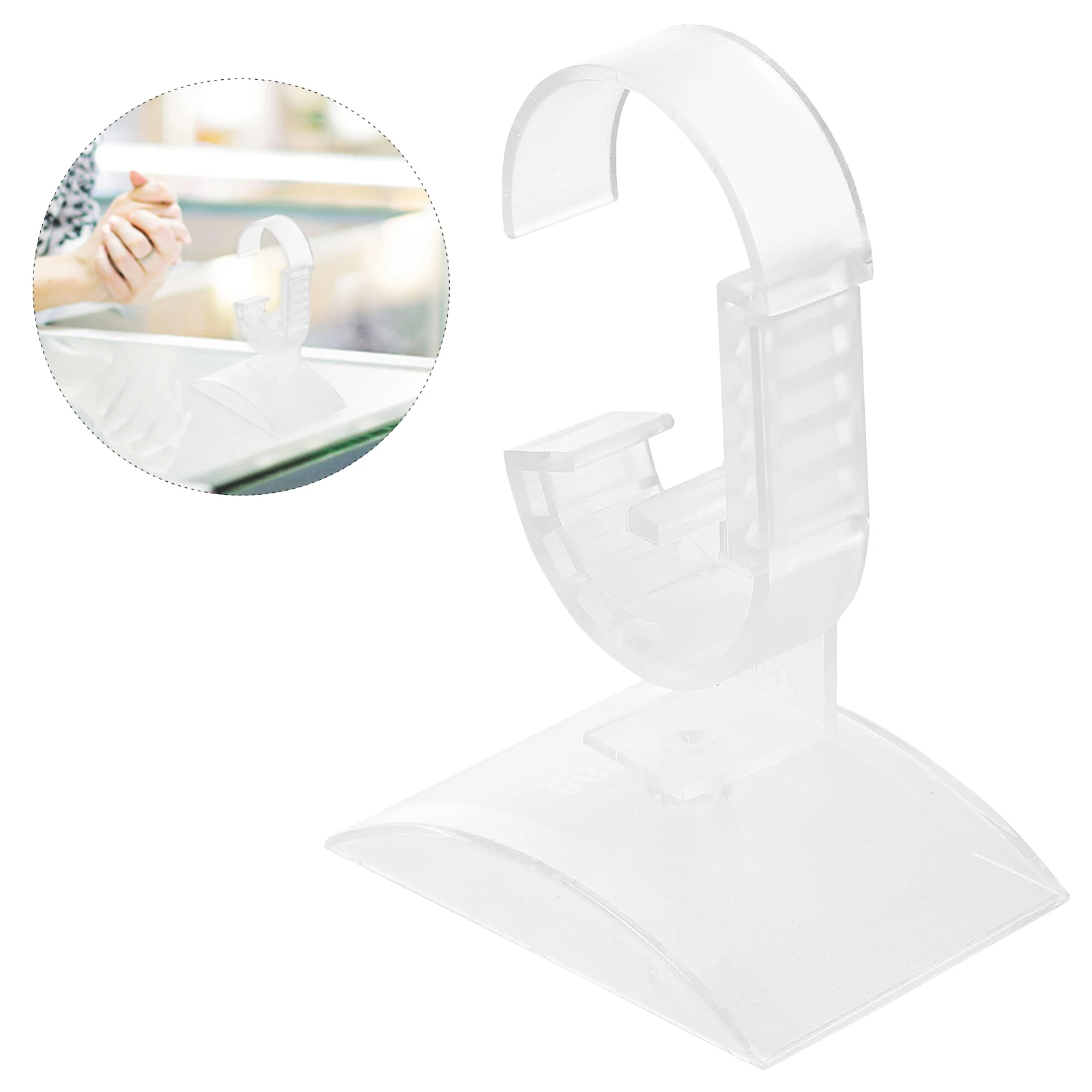 

2 pcs Watch Display Stand Acrylic Base Adjustable Holder For Jewelry Bracelets Storage Organizer Showcase Rack For Men Women