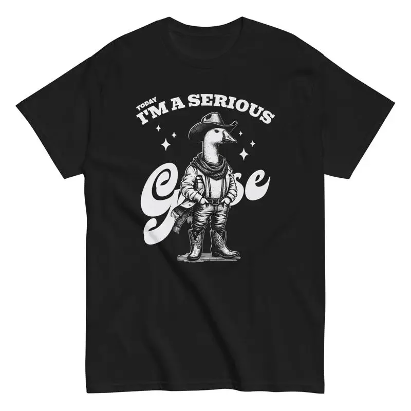 Goose Serious Funny Cotton T Shirt Sheriff Meme