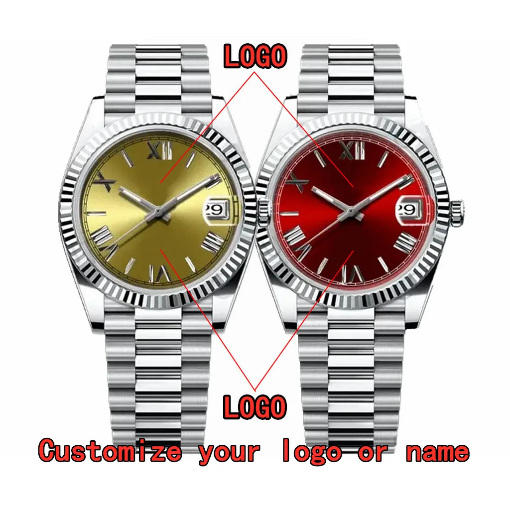 

Часы на заказ NH35, 36 мм/39 мм, премиальное сапфировое стекло, асептический циферблат с римскими цифрами, корпус из серебристой нержавеющей стали, механизм NH35