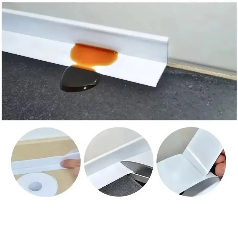 Waterproof Adhesive Tape Seam Sealing Strip For Household Kitchen Bathroom Toilet Gap Corner Wall