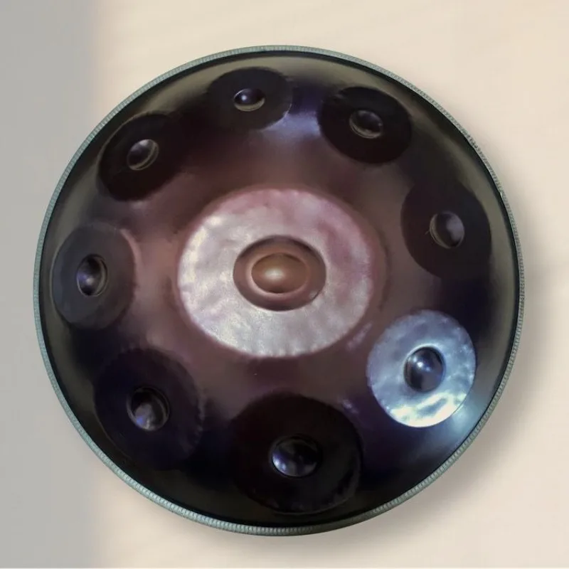 Stainless Alloy Handpan 9/10/12 Tone Handpan Drums Meditation Yoga Music Hand Disc Drum Professional Vibrates Tone Percussion