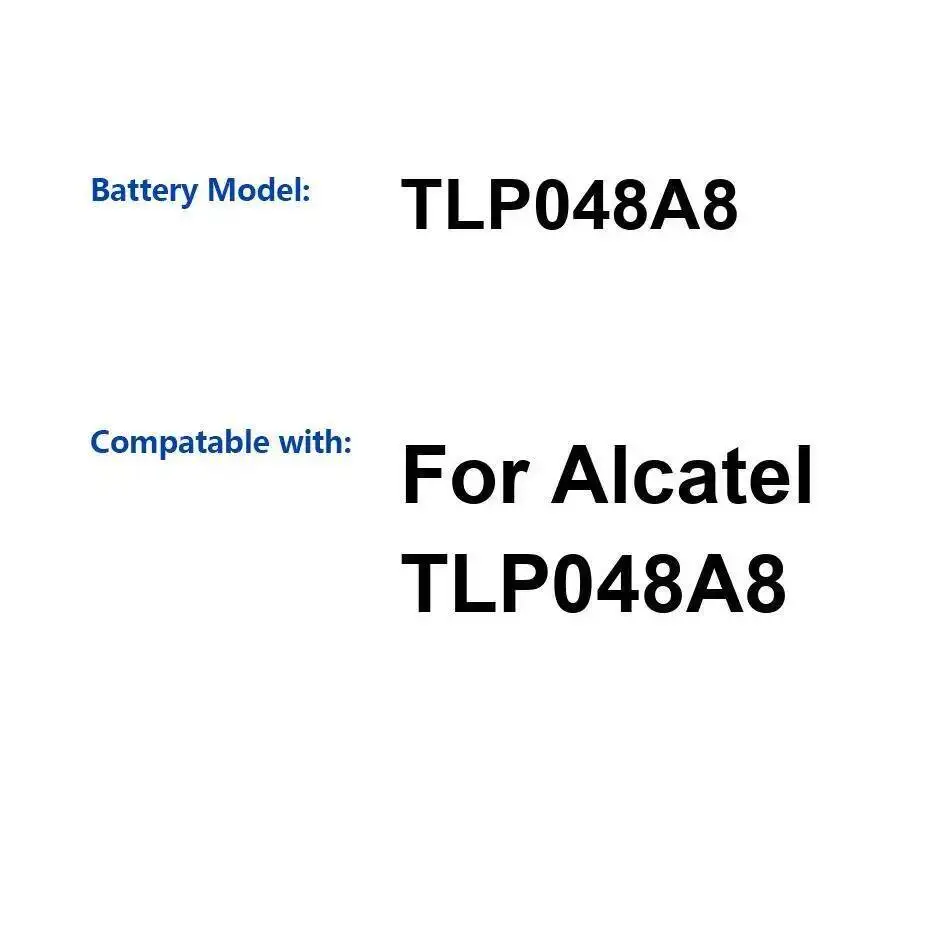 

Аккумулятор мобильного телефона для Alcatel TLP048A8, замена премиум-класса, хорошая низкотемпературная производительность, 5000 мАч