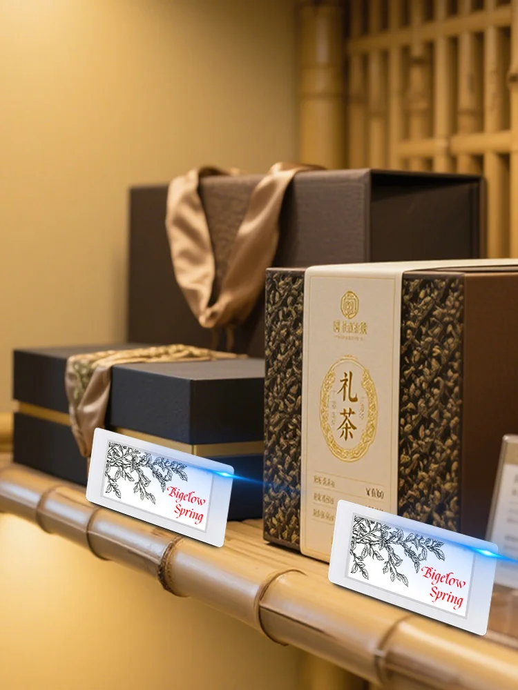 Proveedores de etiquetas de estante electrónicas de 2,9 pulgadas, 10 Uds., etiquetas de precios digitales esl para joyería