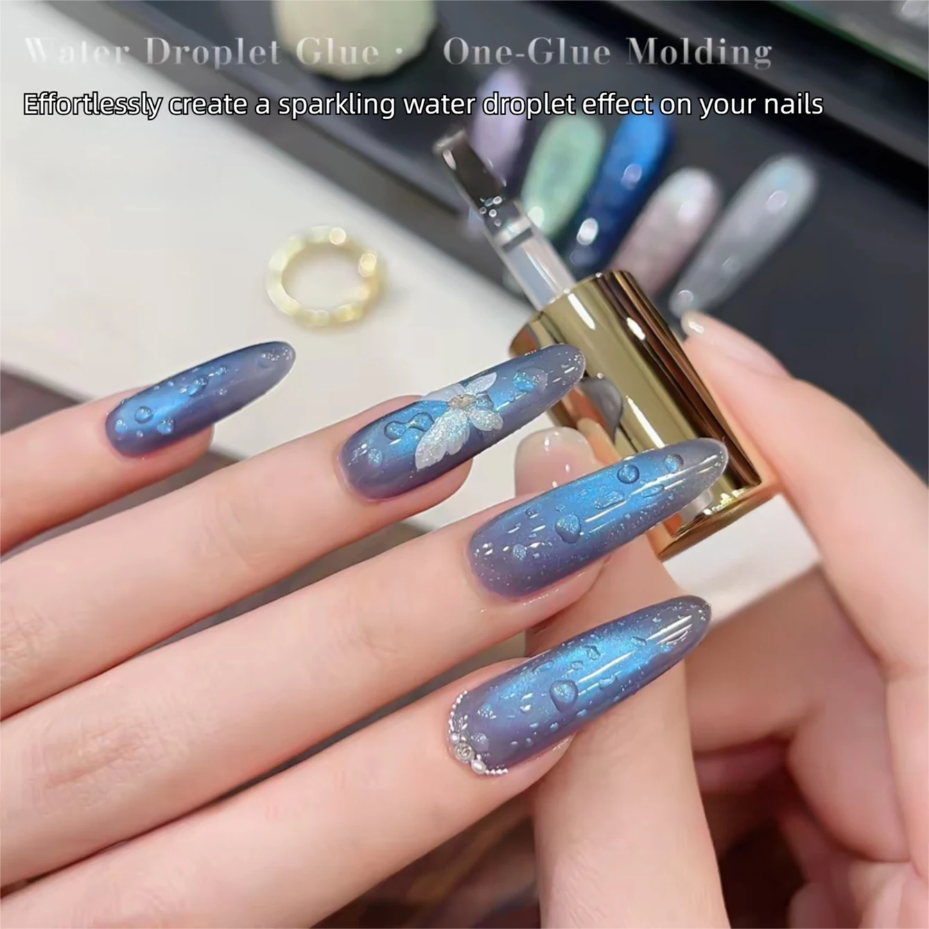 MIANEL Water Drop Top Coat 202 - огляд і ціна Cucumber Cooling Gel