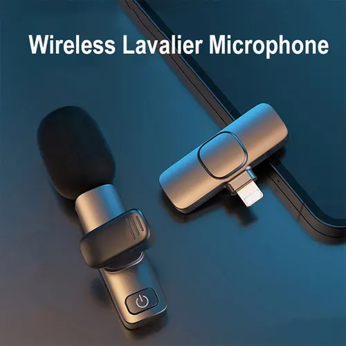 Imagen 2 del producto Micrófono de solapa inalámbrico con ojal Lavalier, micrófono Bluetooth Mini para teléfono móvil, PC, Micro corbata pequeña, micrófono USB pequeño