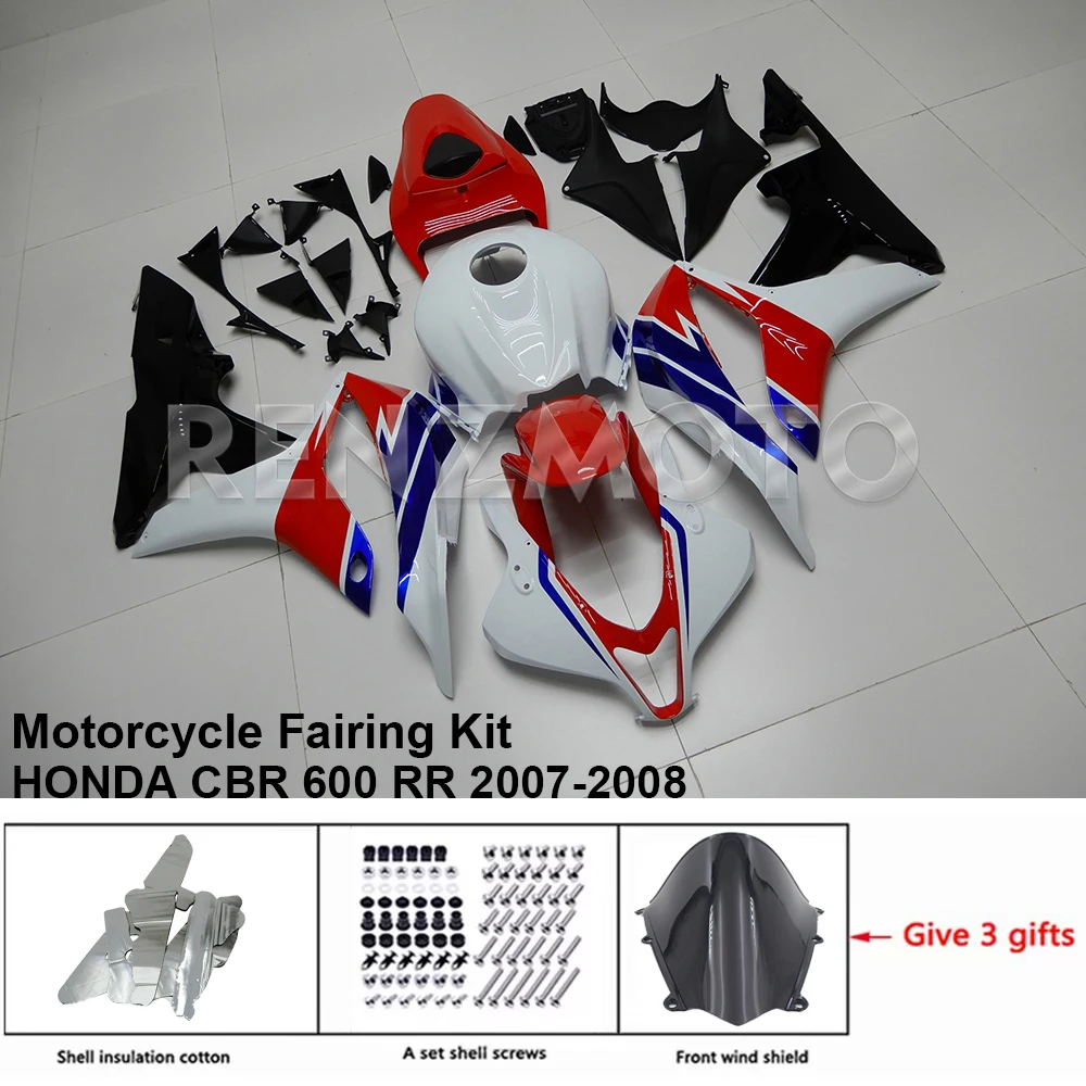 

H0607-110a Motorcycle Fairing Set Body Kit Plastic For HONDA CBR 600 RR 2007-2008 Accessories ABS Injection Bodywork