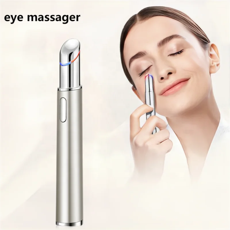 

Anti Aging Eye Care Hot Massage Eliminate Dark Circles Electric Eye Massager Red And Blue Anti Wrinkle Eye Massage