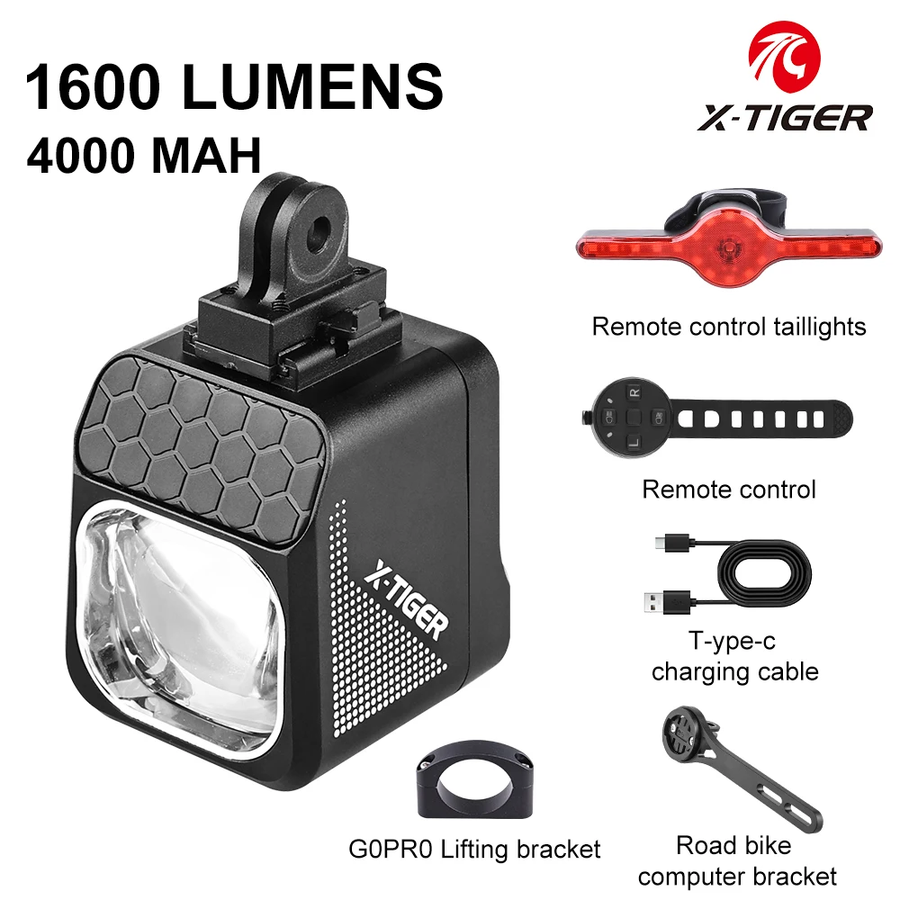 

X-TIGER Bicycle lights waterproof cycling headlight taillight portable torch portable light table lamp night light accessories