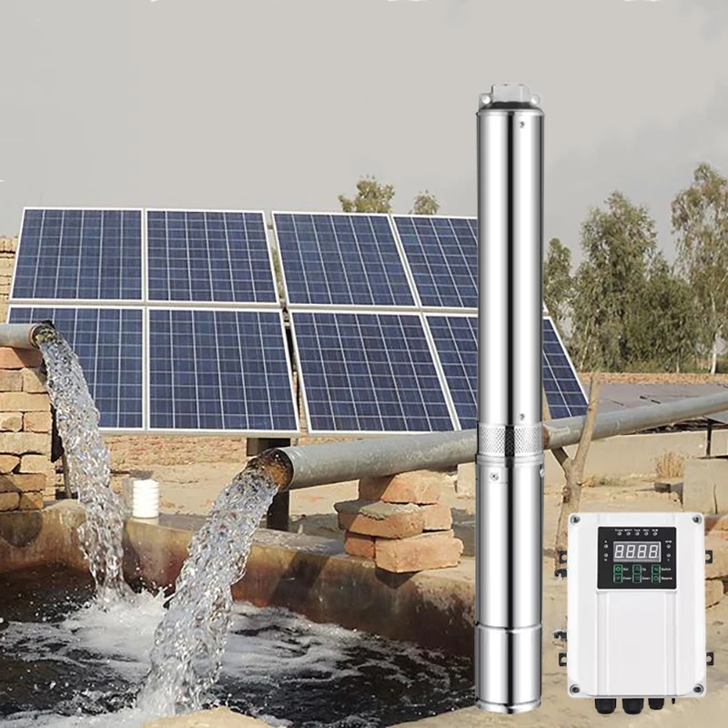 Agriculture Irrigation Water Solar Submersible Well Pump Solar Power Pumping Machine