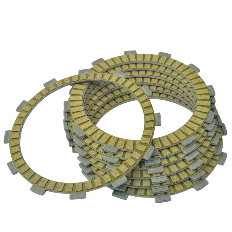 7PC Motorcycle Friction Clutch Plates For Suzuki SFV400A Gladius 400 10-18 DL650 V-strom 650 04-24 DL650A 07-24 DL650XA 15-24