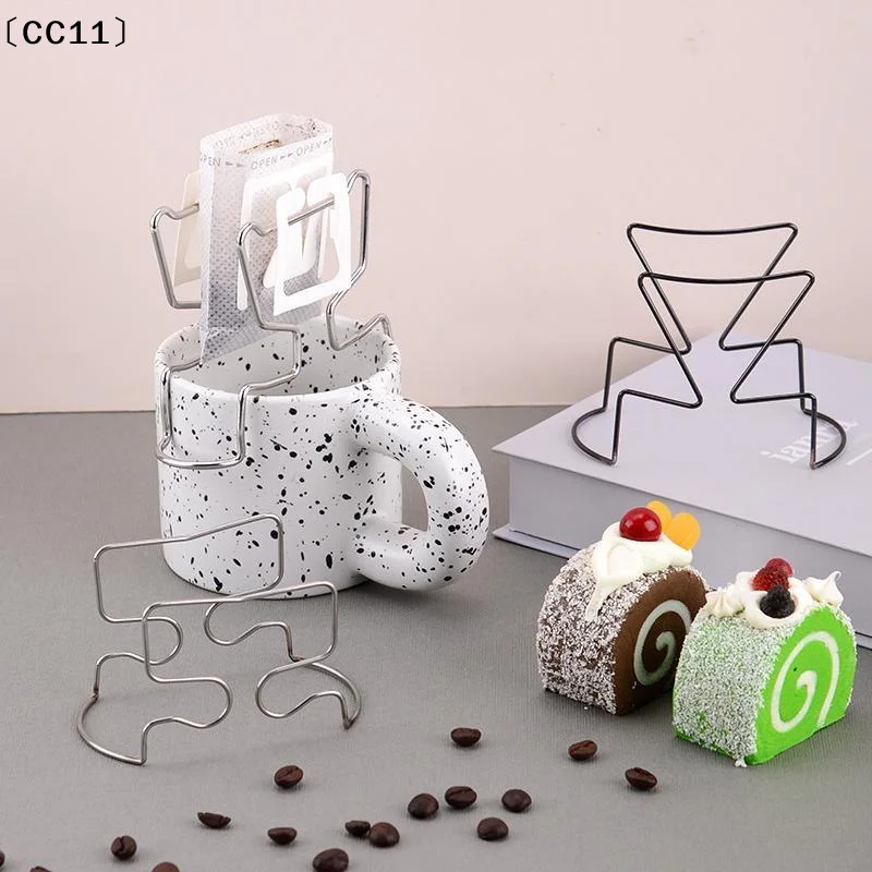 Stainless Steel Hanging Ear Coffee Drip Stand Portable Hand Brew Filter Holder Coffee Dripper Rack For Home Office Camping〔CC11〕