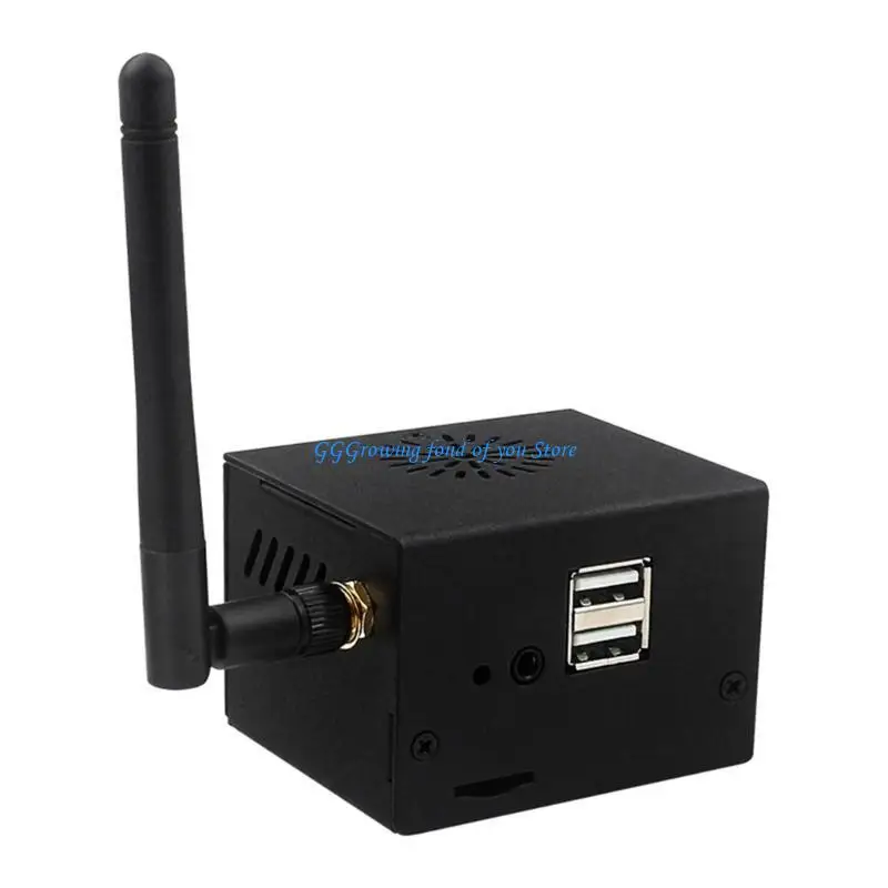 H9EB เคสโลหะคุณภาพสูงสำหรับ 0 3 บอร์ดปกป้องอุปกรณ์เสาอากาศและฮีทซิงค์รวมอยู่ด้วย