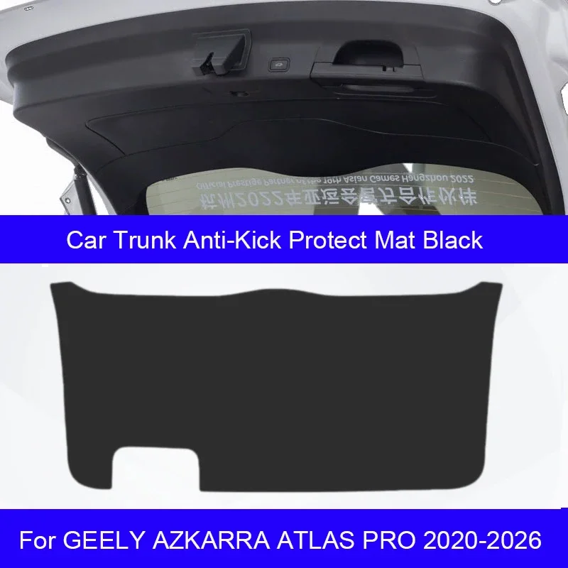 Car B-Pillar Anti-Dirty Door Anti-Kick Protect Pad PU Leather For GEELY AZKARRA ATLAS PRO 2020-2026 Auto Trunk Scratch Resistant