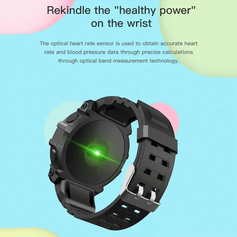 Smart Watch Real Stepcount Multi Function Step Connected Smart Watch For Men And Women Suitable For IOS And Android