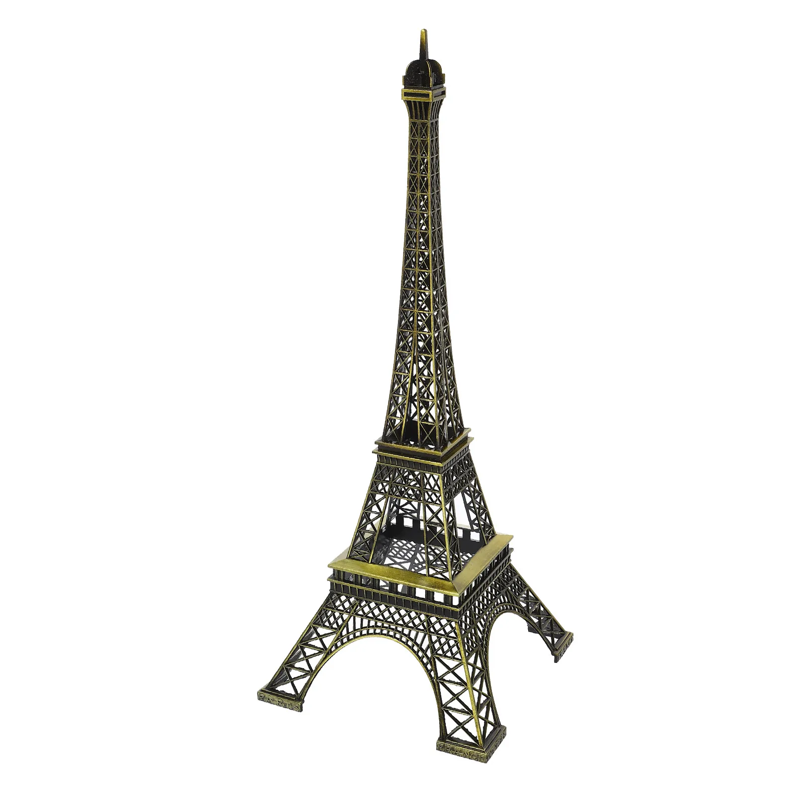Eiffel Tower Metal Statue Alloy Construction Detailed Craftsmanship Parisian Decor for Home Office Restaurant Cafe Bar Bookshelf