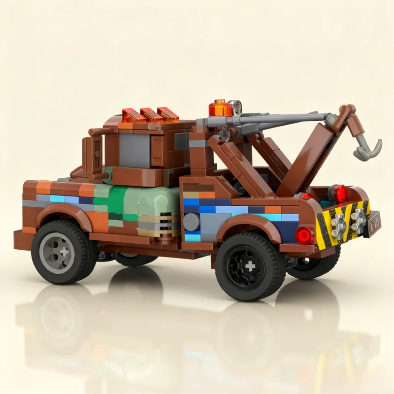 413pcs MOC Tow Mater City Champions Model Building Blocks Room Decor, Home Decor, Home Decoration For Boyfriend Home Decor Gift