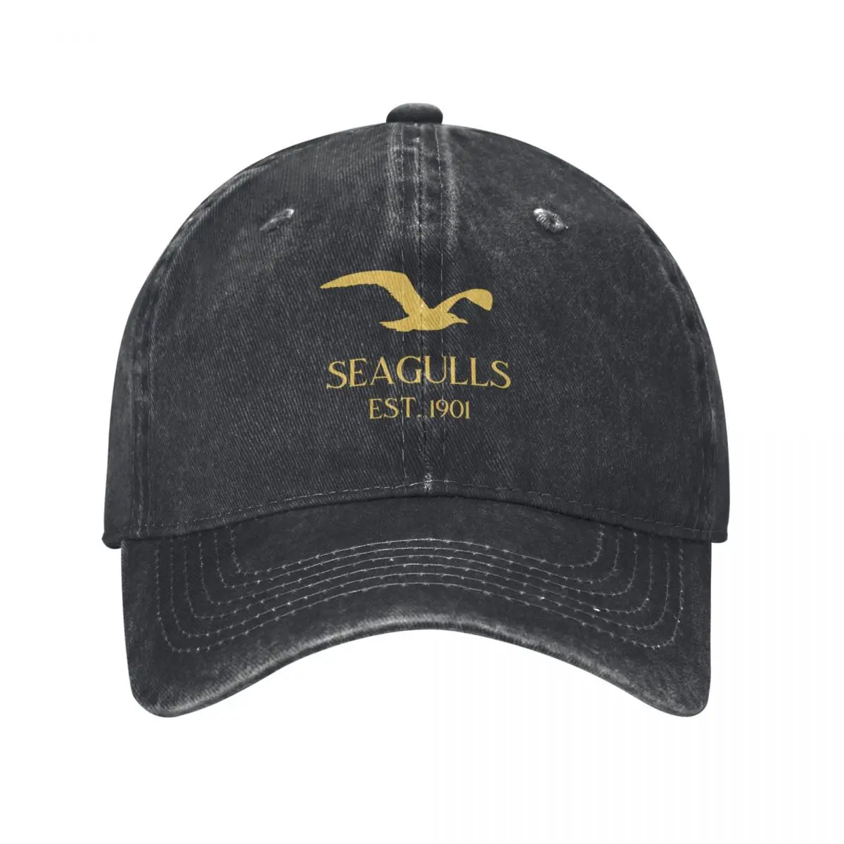 Seagulls Gold Baseball Cap dad hat Custom Cap Golf Hat Caps For Women Men's