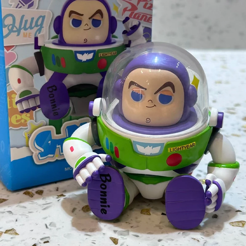 Genuine Disney Toy Story Buzz Lightyear Sitting Series Blind Box Toys Action Figures Mystery Box Collection Model Doll Gift