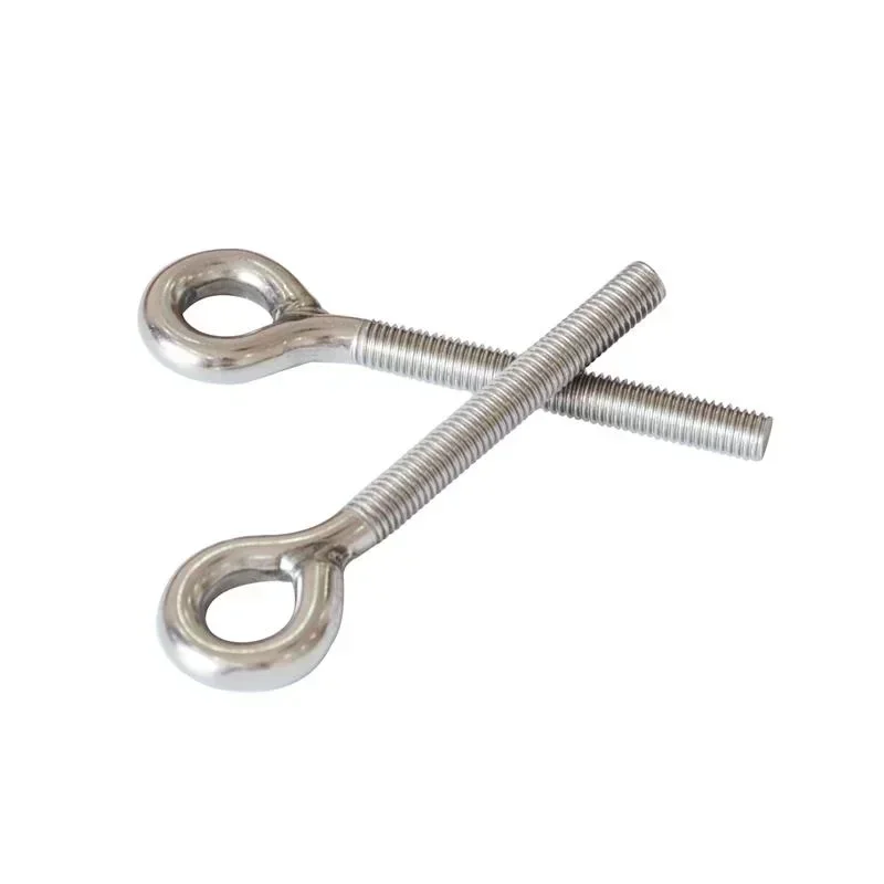 Wholesale!! 50PCS/LOT 304 Stainless Steel Lifting Eye Screws Round Ring Bolts M4 M5 M6 M8