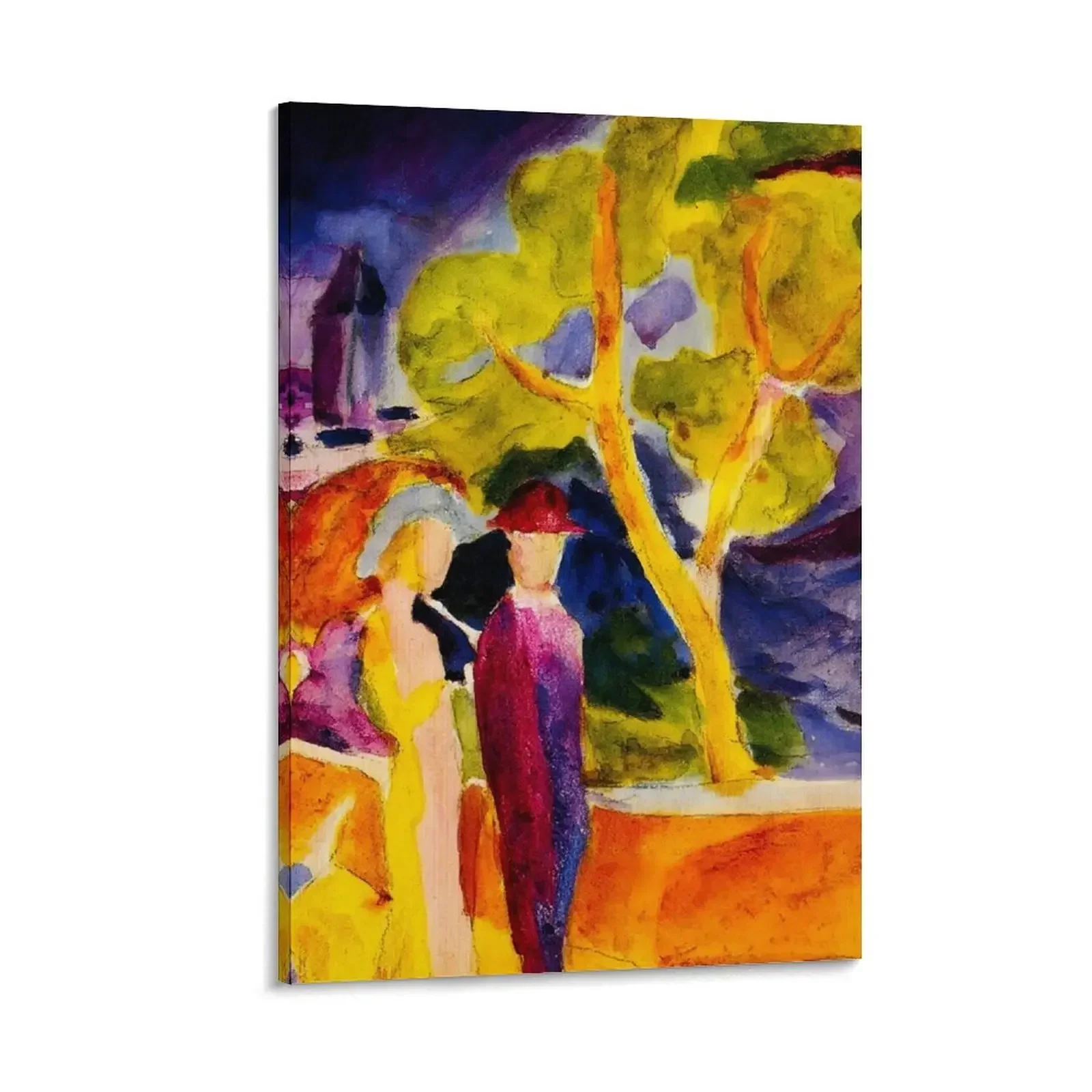 

August Macke art Canvas Painting Wall decoration poster decorative wall poster paintings wall decor anime poster