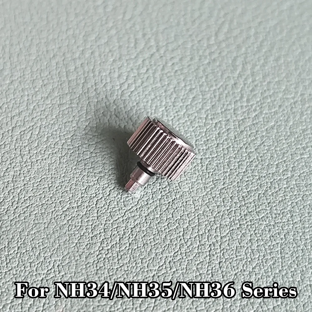 Custom Logo Crown For NH34 NH35 NH36 Watch Crown 7mm Crown Diameter 316L stainless steel Screw-in Crowns Replacement Parts