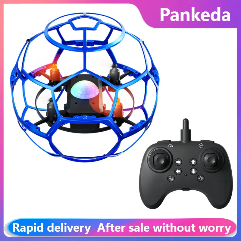 ZH3 Mini Drone RC Competition Football with360° Spherical Protective Cover Drop-resistant and Training Quadcopter Plane Gift Toy