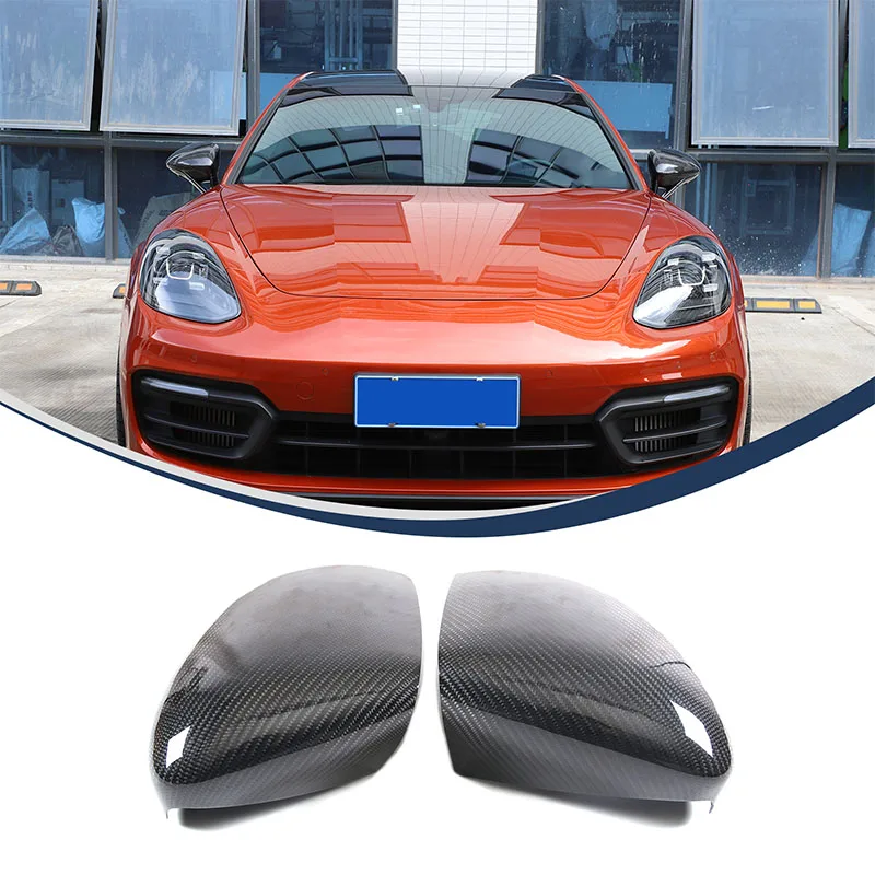 

For Porsche Panamera 971 2017-2022 Real Carbon Fiber Car Exterior Mirror Cover Car Exterior Accessories