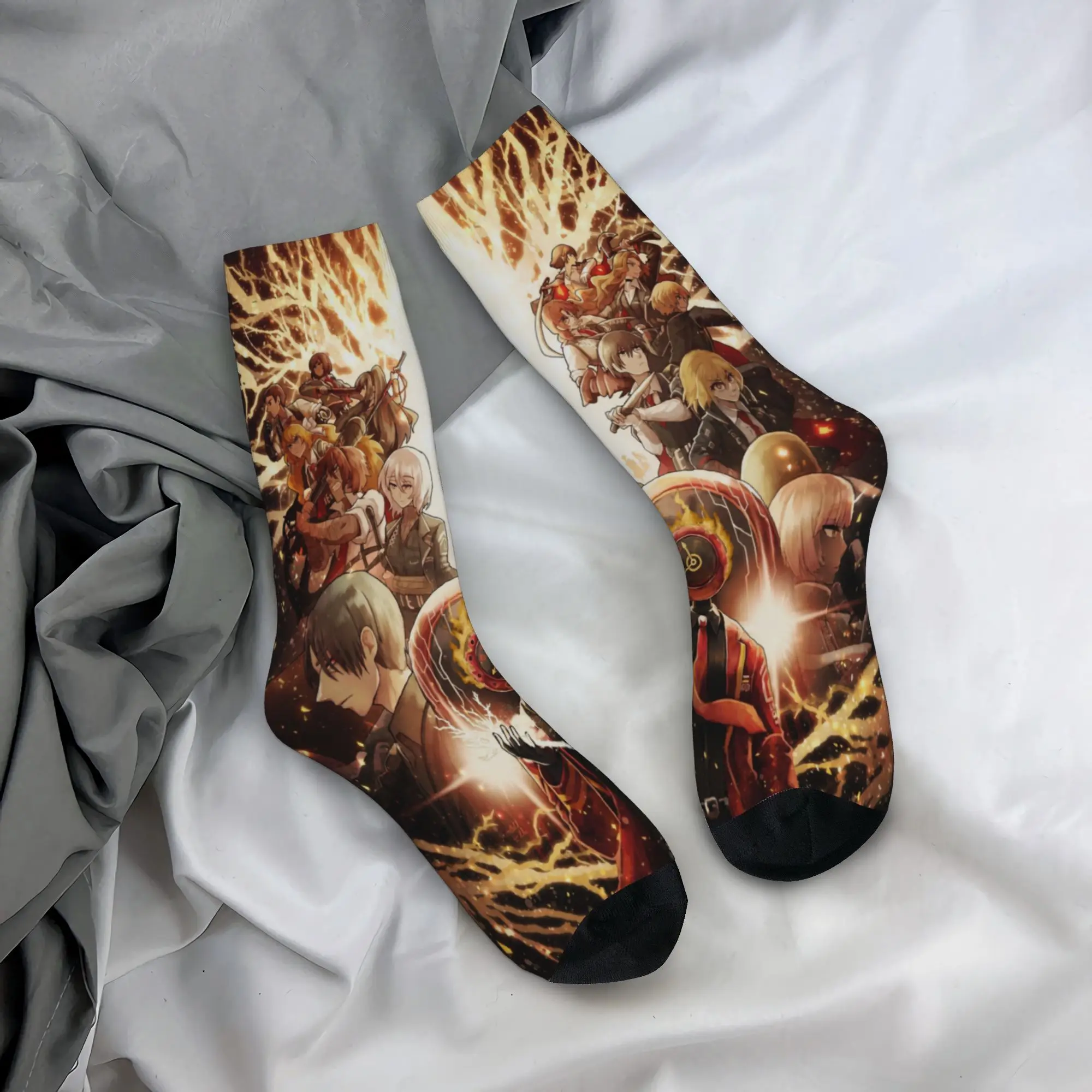 Limbus Company Project moon Accessories Men Women Socks Breathable  Sport Crew Socks Comfortable Small Gifts