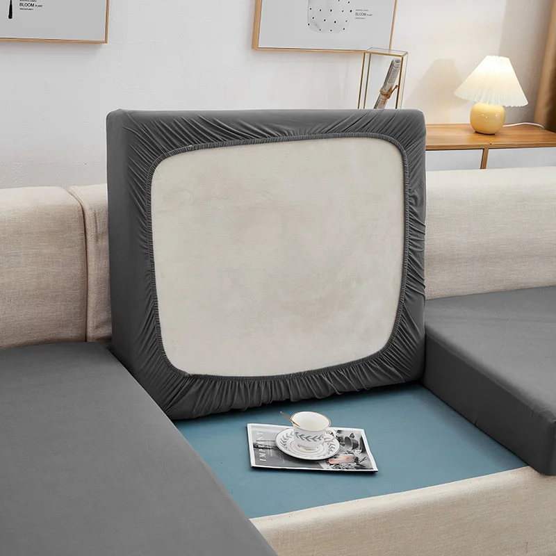 Elastic Sofa Seat Cushion Cover for Furniture Protector Sofa Covers Pets Kids Washable Sofa Cushion Case Removable Livingroom