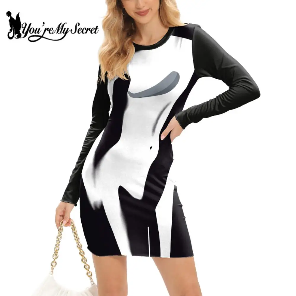 

[You're My Secret] Summer Long Sleeve Ruched Bodycon Dress Women Sheer Sexy Y2K 2024 Fashion Skinny Stretchy Party Vestidos