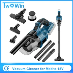 Cordless Vacuum Cleaner for Makita 18V Battery, Powerful Household Cleaning Tools Handheld Vacuum Cleaner for Home Car Hardwood