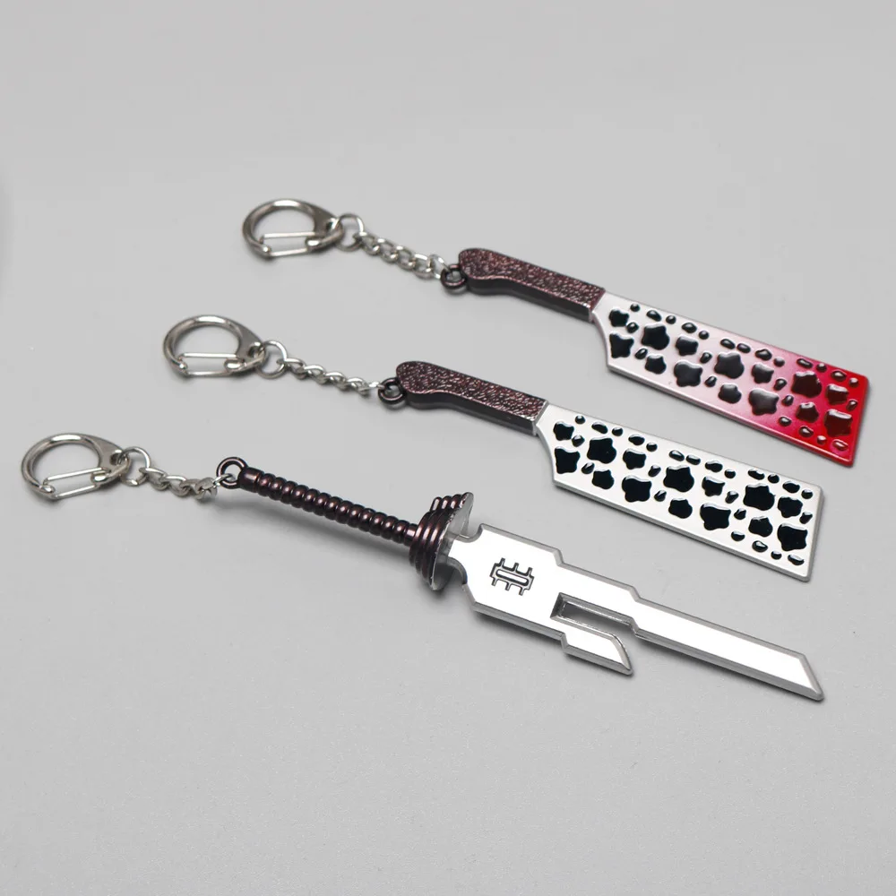 أنيمي Jujutsu Kaisen المفاتيح نانامي كينتو Fushiguro Toji سلاح نموذج قلادة كيرينغ للرجال مجوهرات