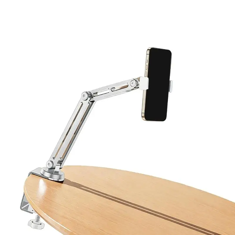  Universal Clamp Stand Aluminum Alloy Foldable 4 Axises Adjustment 360° Rotations