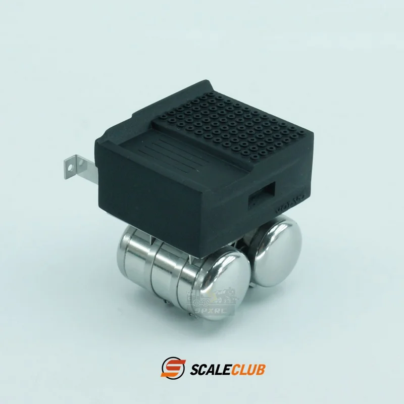 Scaleclub-Boîtier de Batterie à Gaz Précieux pour Tamiya Lesu, Camion Rc, Remorque, Benne, Modèle 1/14 pour Regal Volvo, Mise à Niveau