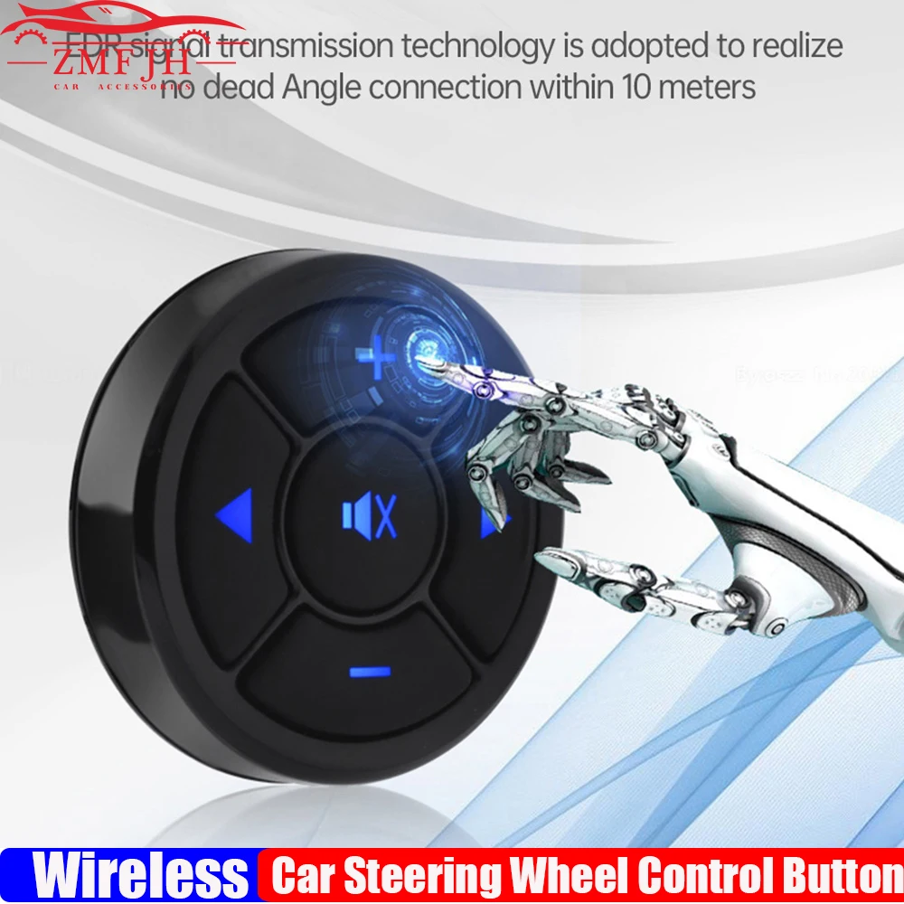 10 Keys Wireless Car Steering Wheel Controller for Car Radio DVD GPS Head Unit Navigation Multi-functiona Remote Control Buttons
