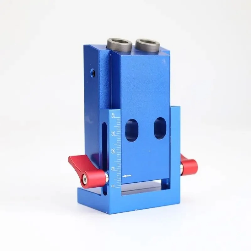 

Wear Resistant Metal Drill Sleeve Tilt Hole Positioner Adjustable Pocket Hole Clamp Woodworking Tools