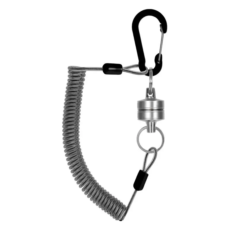 

Telescopic Rope Magnetic Suction Buckle Telescopic Magnetic Suction Carabiner Lanyard Design Outdoor Supplies For Fishing